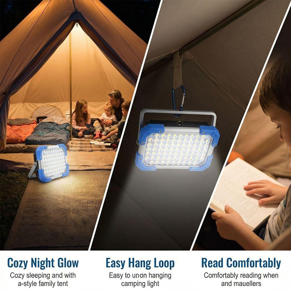 High Power Emergency Lighting USB-Rechargeable Magnetic Work Light Portable Camping Light Hiking