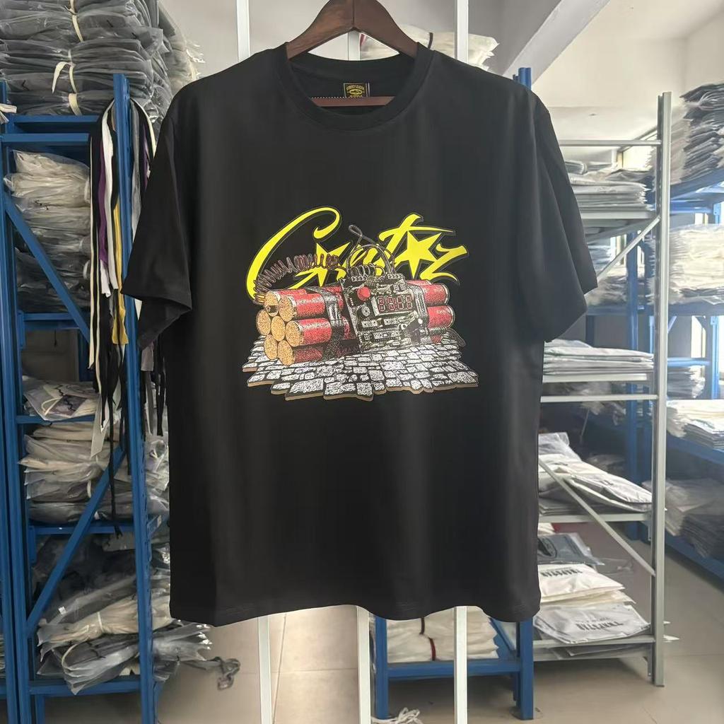 Summer New Printed Short-sleeved T-shirt Men's and Women's Loose Casual Trendy Top