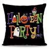 Halloween Party  Spooky Decorative Pillow Covers Pattern Cushion Cover Suitable For Sofa Bedroom Car Pillow Cover
