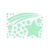 Glow In The Dark PVC DIY Stickers Luminous Kids Bedroom Nursery Ceiling Wall