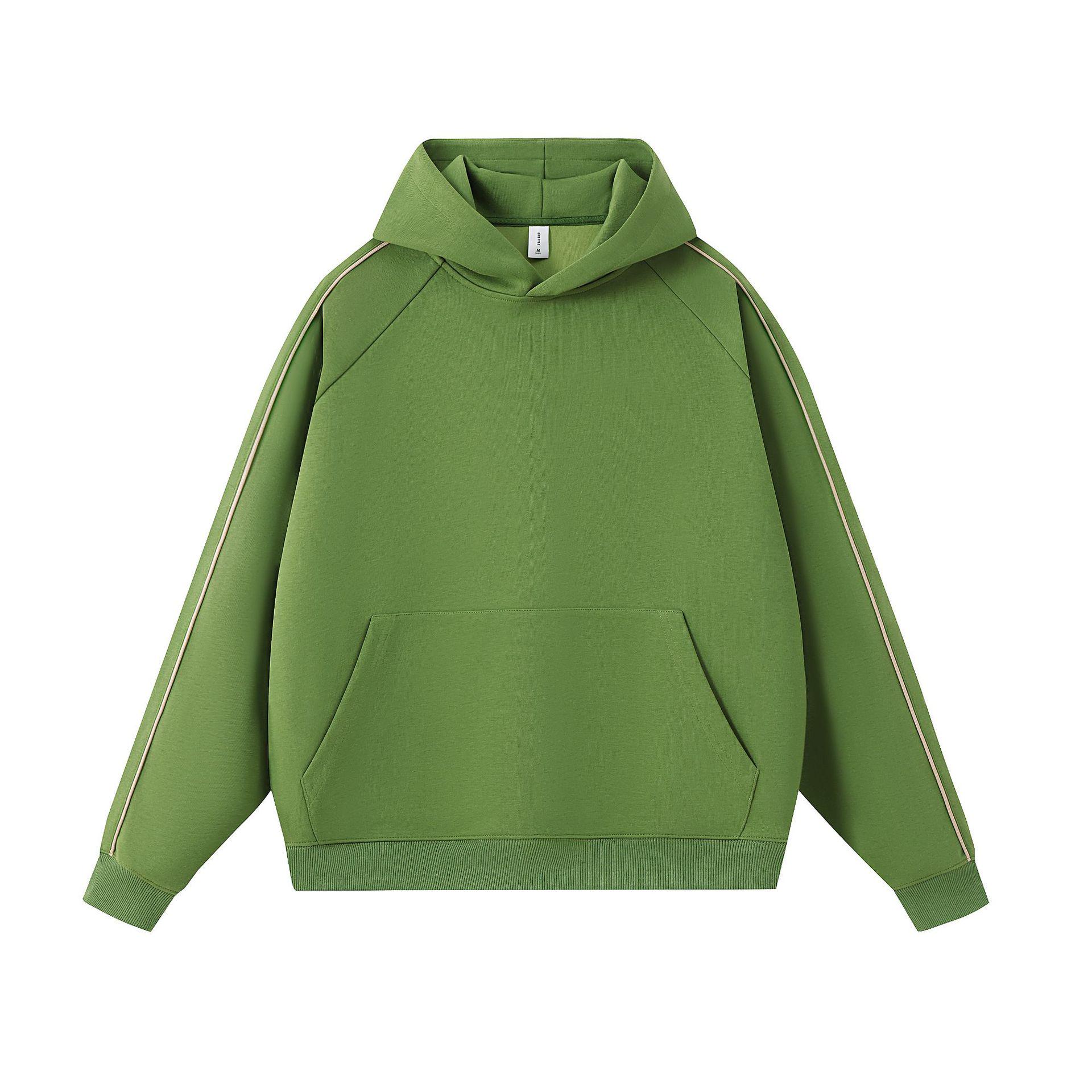 Unisex Heavyweight 380G Combed Cotton Ribbed Drawstring Hoodie M