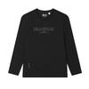 White Casual Comfortable Knit Pullover Long Sleeve T-Shirt Men Tops Black F11M513208F-BK