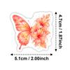 50 Butterfly Stickers Notebook Skateboard Water Cup Decoration Cute Colorful Flower Butterfly Graffiti Stickers