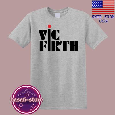 Vic Firth Drums Cymbals Men#039;s Grey Size S5XL Unisex T-Shirt