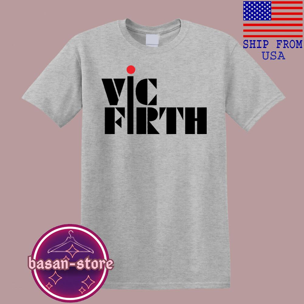 Vic Firth Drums Cymbals Men#039;s Grey Size S5XL Unisex T-Shirt M