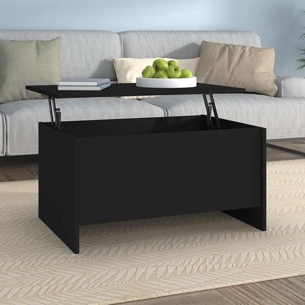 vidaXL Couchtisch Schwarz 80x55,5x41,5 cm Holzwerkstoff