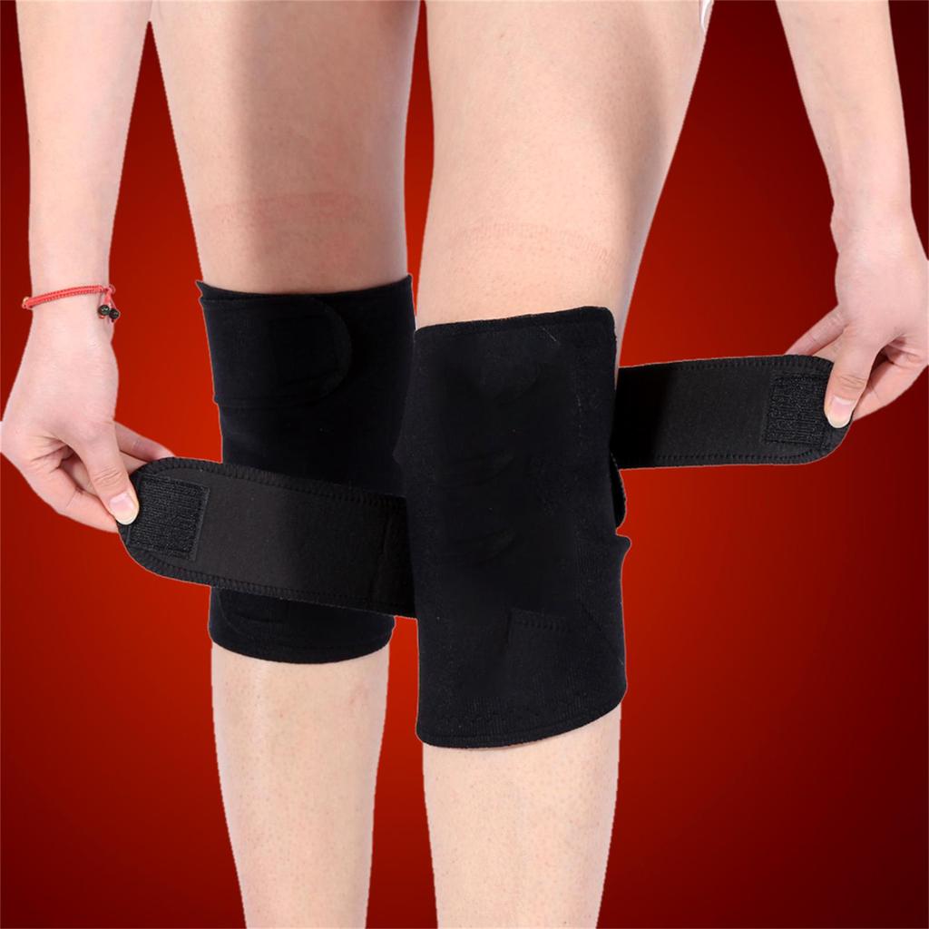 1 Pair Knee ive Belt Elastic Knee Brace with Hook and for Sports Running Workout