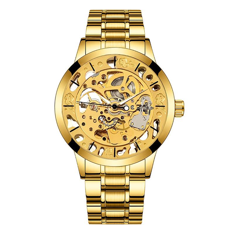 

UTHAI M5 Досуг и Мода Мужские часы Ремешок Скелетон Автоматические Механические часы Бизнес Часы Подарочные часы для мужчины