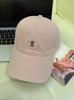 On Ang brand embroidered baseball cap women's new canvas cap casual versatile men's summer sun protection show small face
