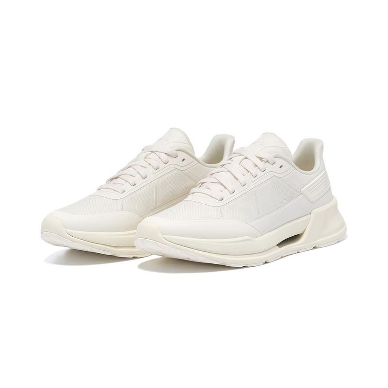 Li-Ning 1990 Commuter Series Duxing Sports Comfortable Low-Top Lifestyle Casual Shoes Women Casual Shoes Off-White ALLU016-4