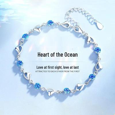 Ocean Heart Damenarmband - Luxuriöses, schlichtes Design, süßes & frisches Geschenk für Freundinnen