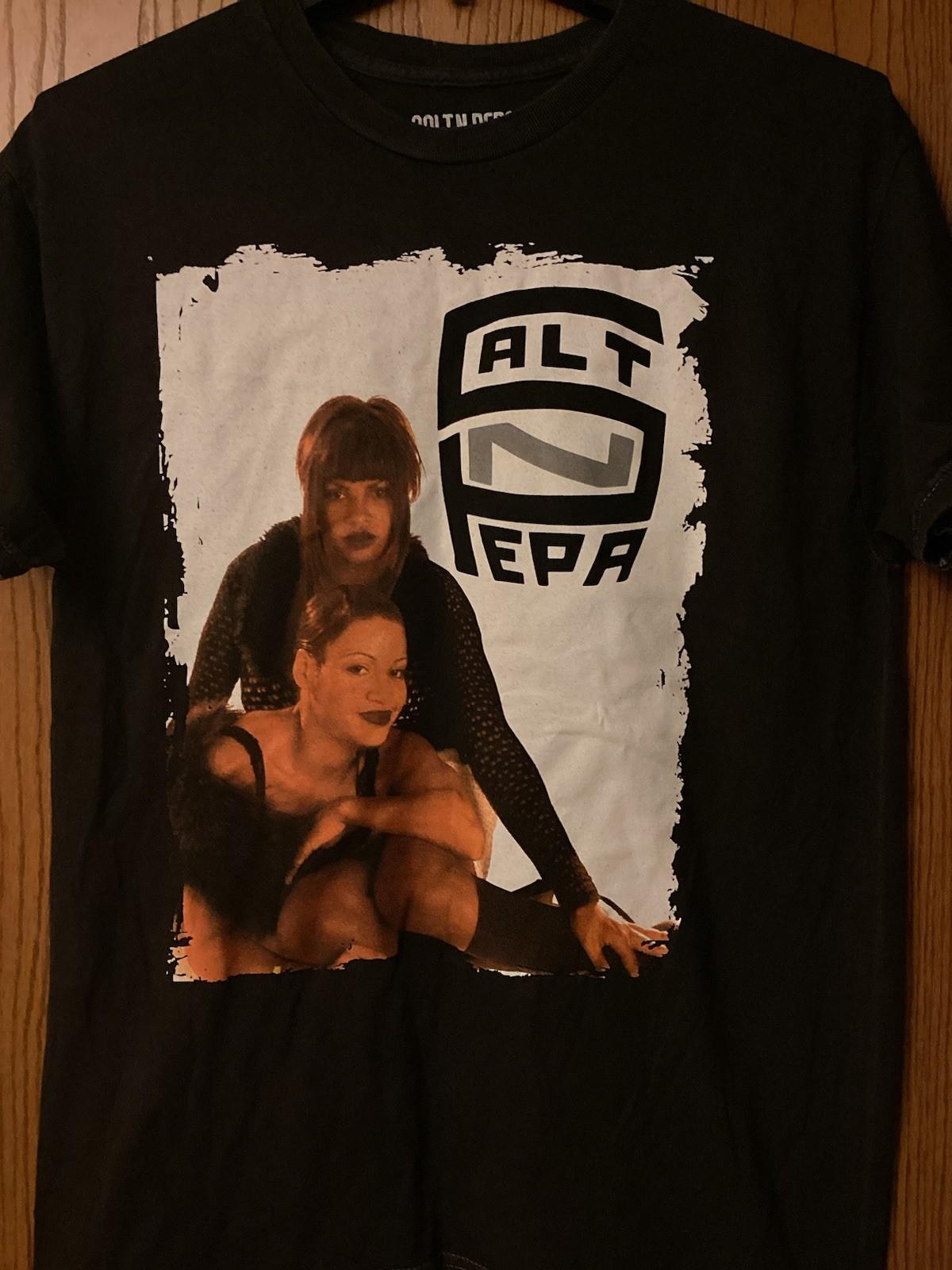 Salt N Pepa - 2023 Black Shirt Featuring ‘Salt N Pepa’ Image - L XXL