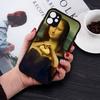 Mona Lisa Phone Case For IPhone 14 11 12 13 Mini Pro Max 8 7 Plus X XR XS MAX Translucent Matte Cover