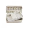 Luxury Double Layer Jewelry Organizer With Zipper For Travel And Home Storage