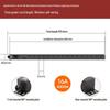 Demu PDU Cabinet Power Strip with Surge Protection