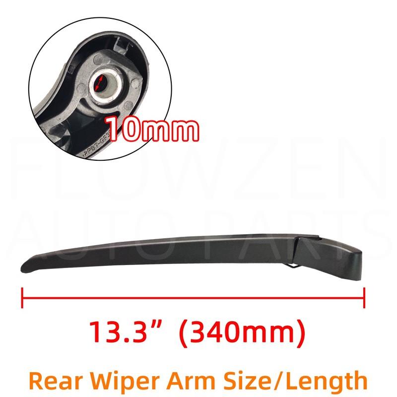 2Pcs Car Rear Wiper Blade & Arm Set for Honda CRV CR-V 2012-2016 Windscreen Tailgate 2012 2013 2014 2015 2016