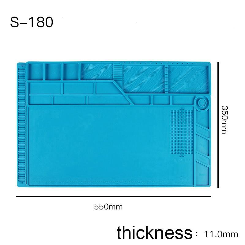 Heat Insulation Working Mat Soldering Station Iron Phone Computer Repair Mat Magnetic Heat-resistant Insulator Platform