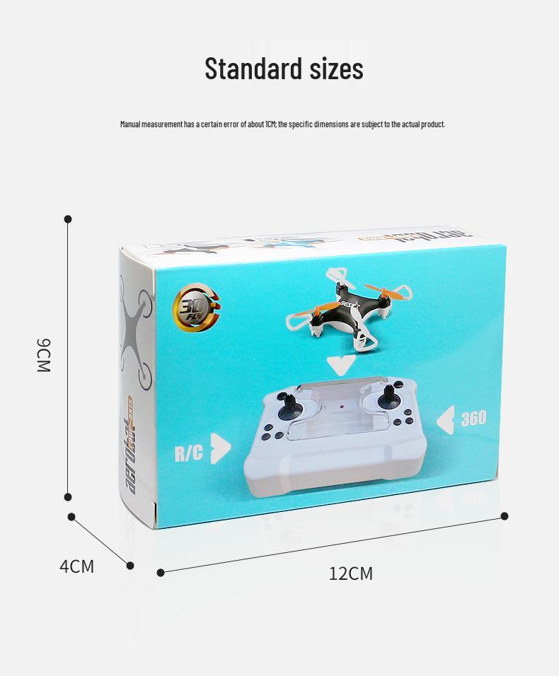 Mini Pocket Drone: Drop-Resistant Remote Control Quadcopter Toy for Kids