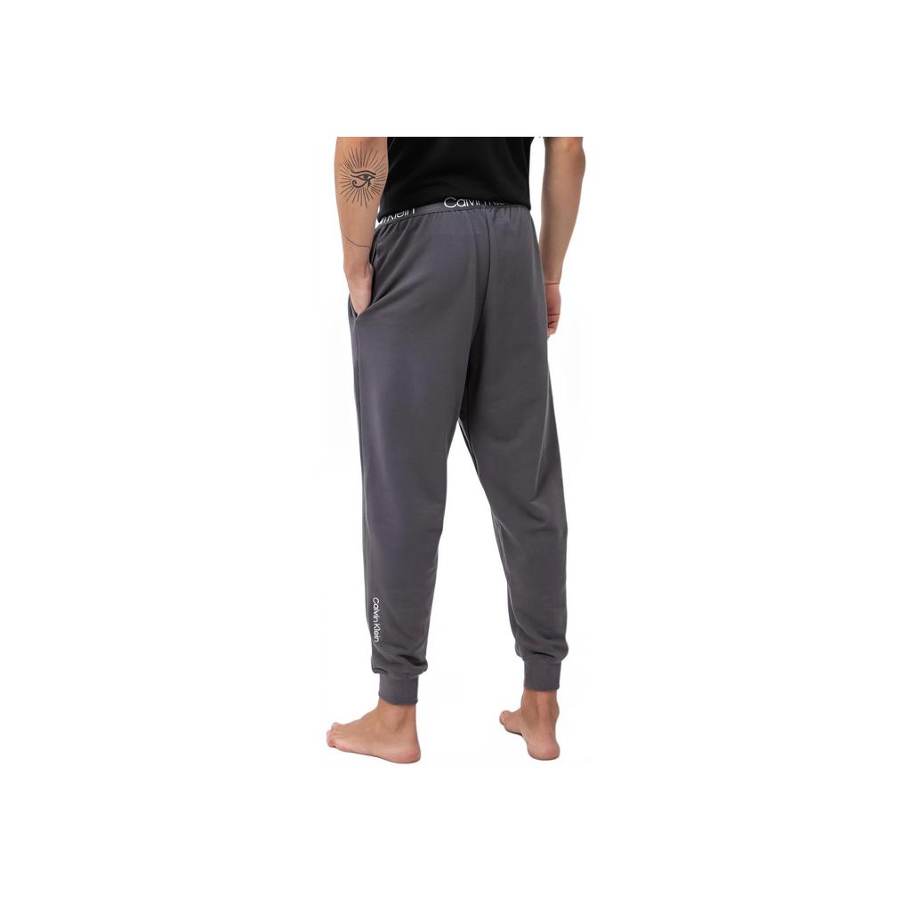 Calvin Klein Minimalist Comfortable Mid-Rise Casual Pants Men Bottoms Gray 000NM2175E5FB