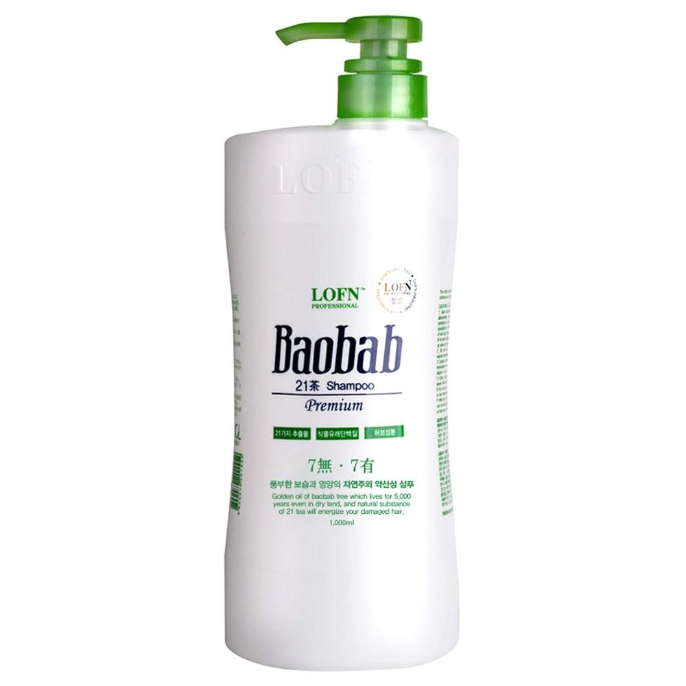 Ropn Baobab 21st Tea Shampoo for Normal Dry Scalp Fresh Scent 1L 1 pcs