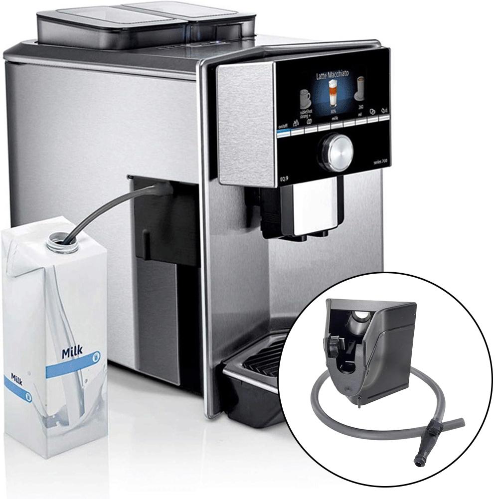 Adaptersett for melkebeholder til Siemens kaffemaskiner EQ700 EQ900 Plus-modeller med sugeslange og kobling for kremet skum