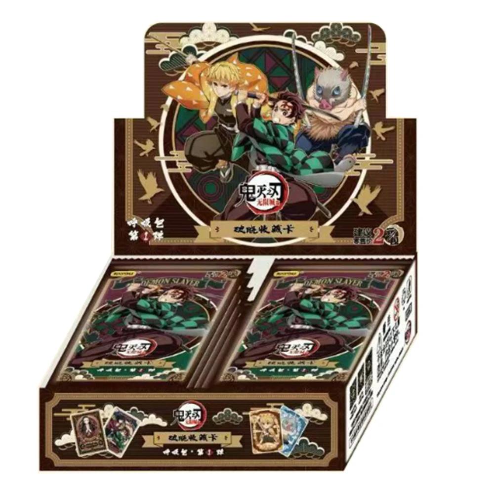 Demon Slayer Card AIKAHO English Version Journey Chapter Tanjirou Nezuko Kanroji Limited Anime Peripheral Collection Cards