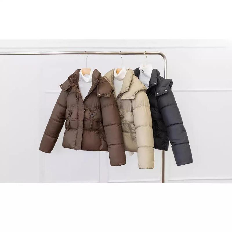 Small short hooded cotton-padded women's winter new loose large size age-reducing thickened warm jacket
