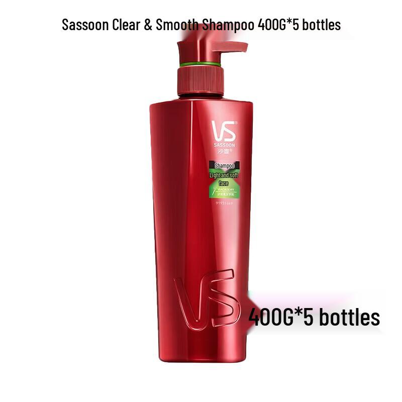 VS Sassoon Refreshing & Smooth Shampoo (5x400g)