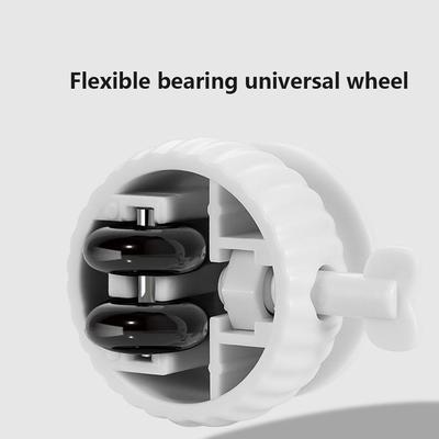 4Pcs Universal Soft Rubber Swivel Caster Heavy Duty Roller Universal Wheel Silent 360° Furniture Caster Baby Crib