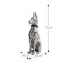 large sculpture Decoration Electroplating resin Dog floor mounted Statues Porch TV Cabinet Living Room Ornaments Figurines Home