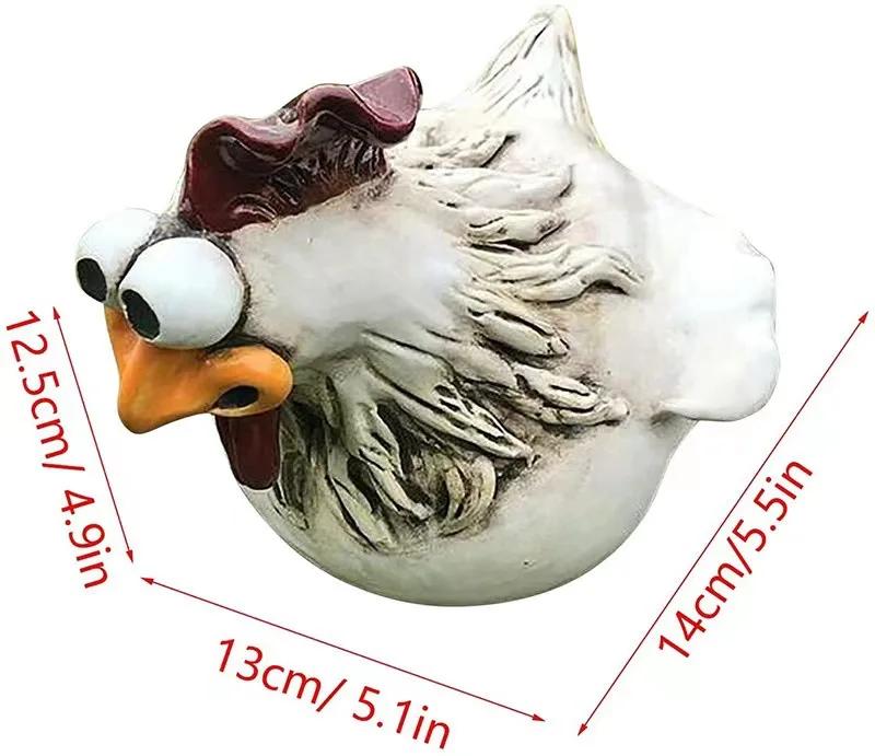 

Большой Петух Ремесла из смолы Орнамент, Украшение для патио, Орнамент для дома в стиле ранчо, Подходит для украшения дома и сада