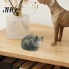 Car Decoration Simulation Cat Figurine PVC Solid Kitten Model Realistic Miniature Animal Figure Cute Desktop Ornament Home Cat-themed Cake Toppers
