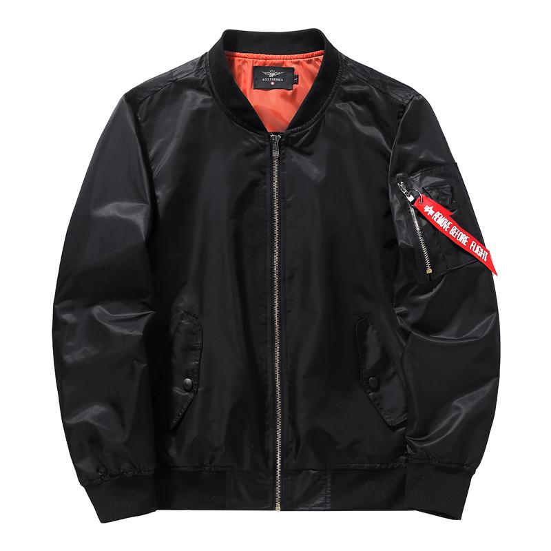 Herren Yama Herbst und Winter Übergröße Dicker Typ Sportlich Lässig Baumwolljacke Air Force One Ma1 Pilot