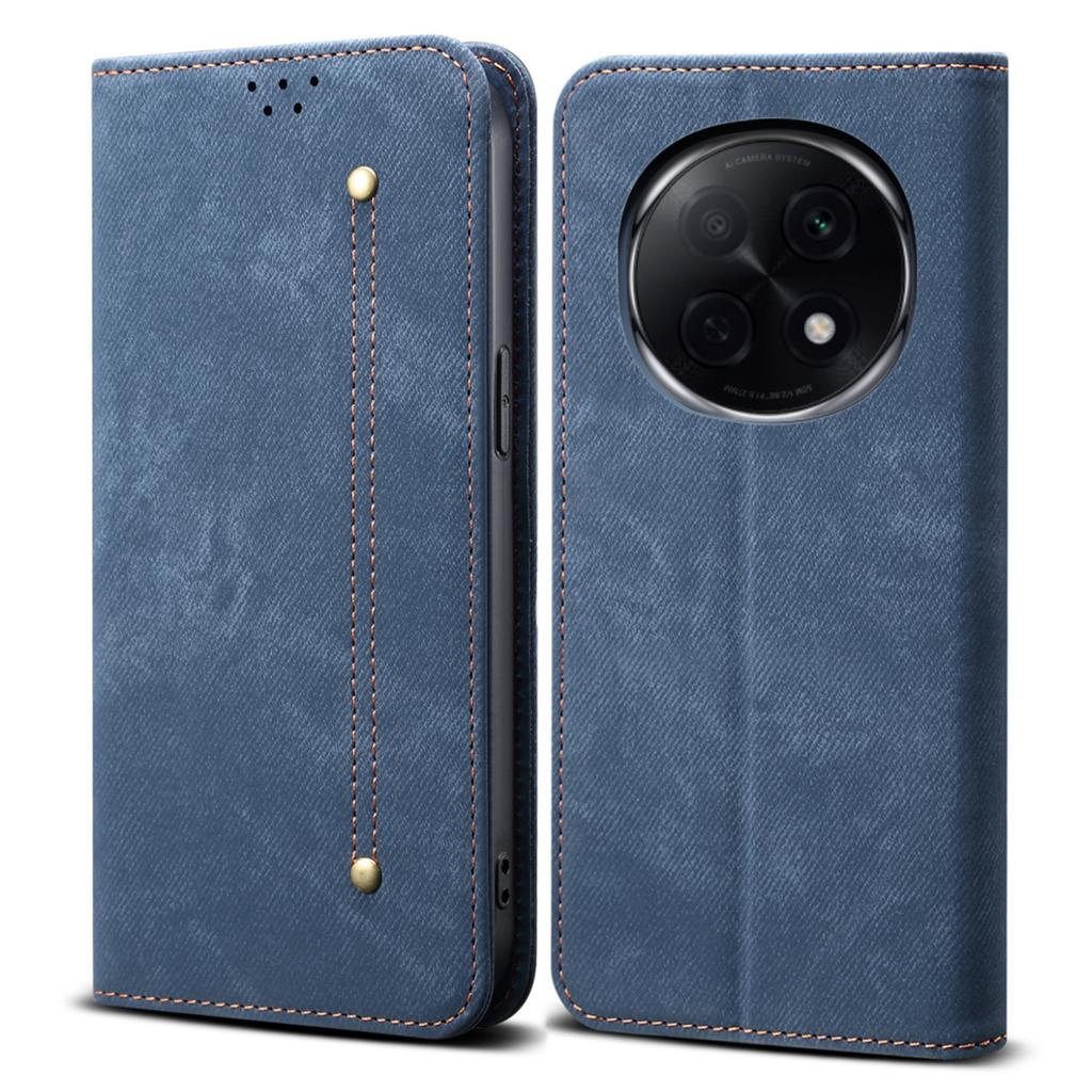 For Oppo F29 Pro 5G (Global)/A5 Pro 5G (China) Case Jeans Cloth Texture Anti-Scratch Leather Stand Phone Cover