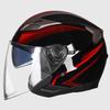 GXT708 Electric Scooter Helmet with Double Visor for Men & Women - All-Season Safety Half Helmet