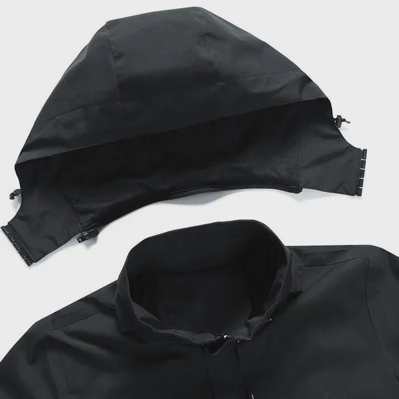 Unisex Outdoor Jacket: Detachable, Warm, Windproof, Waterproof - Perfect for Couples & Mountaineering