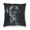 Cane Corso Italian Mastiff Square Pillowcase Polyester Linen Velvet Pattern Zip Decor Sofa Cushion Cover