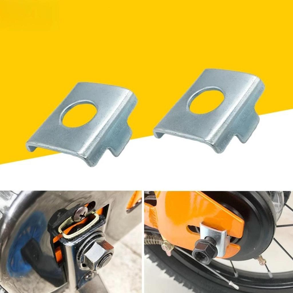 Bicycle Training Wheel Alignment Plates 10 Pieces Bicycle Leg Brace Fasteners Auxiliary Wheel Support Pads For Riding Kids