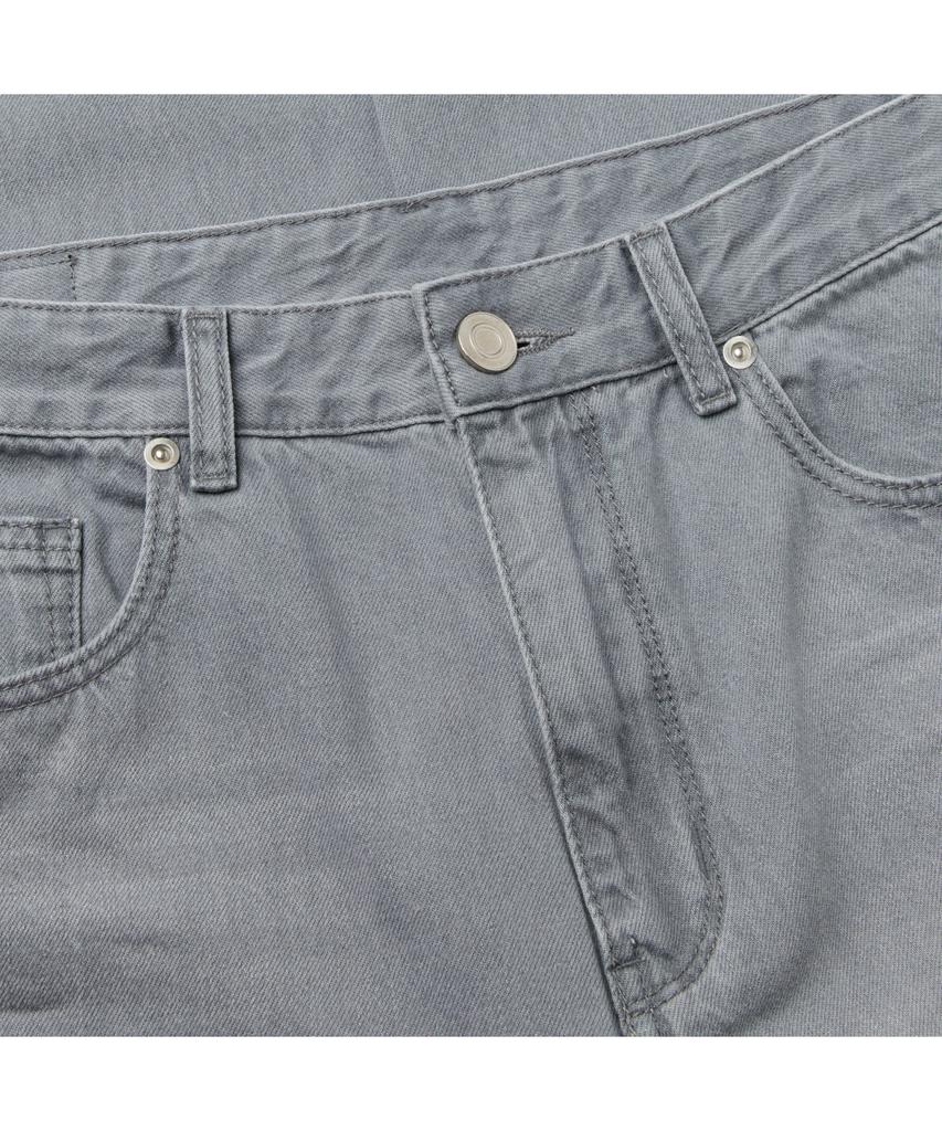 Keoseuuteommellou Gray Straight Fit Jeans Cwpam26384Gyx