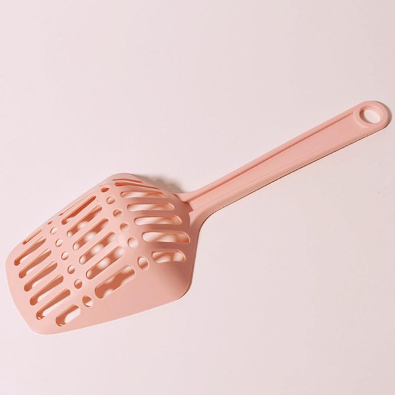 Cat Litter Scoop Long Handle Cat Litter Shovel Hangingable Sand Scoop for Cats Toilet Cleaning Big Hole Cats Shovel Pet Products
