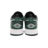 Zapatillas Air Jordan 1 Low GS Green Toe para Niños Verde Noble Polen Blanco 553560-371