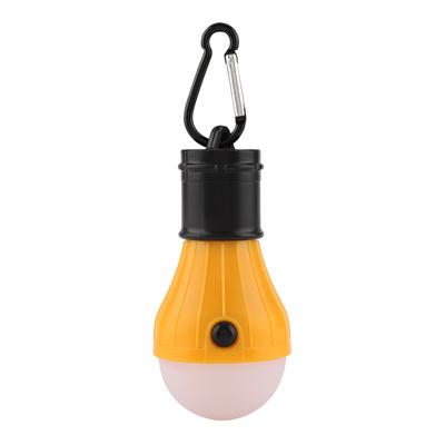 Mini Portable 3 LEDs Tent Hanging Lantern Outdoor Fishing Camping Light Lamp(Yellow)