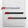 1Pc 3D Metal R Dynamic Logo Emblem Badge Car Rear Tail Bumper Trunk Sticker For Range Rover Discovery Velar HSE SVR