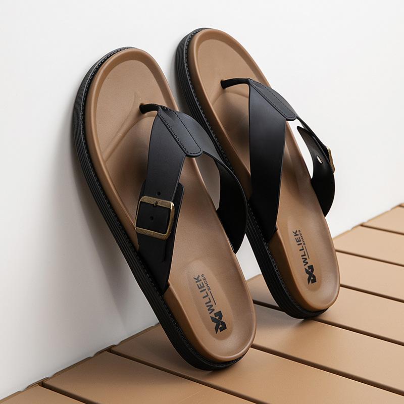 Flip-flops Outdoor Board Shoes for Home Use Thick-soled Outdoor Beach Shoes