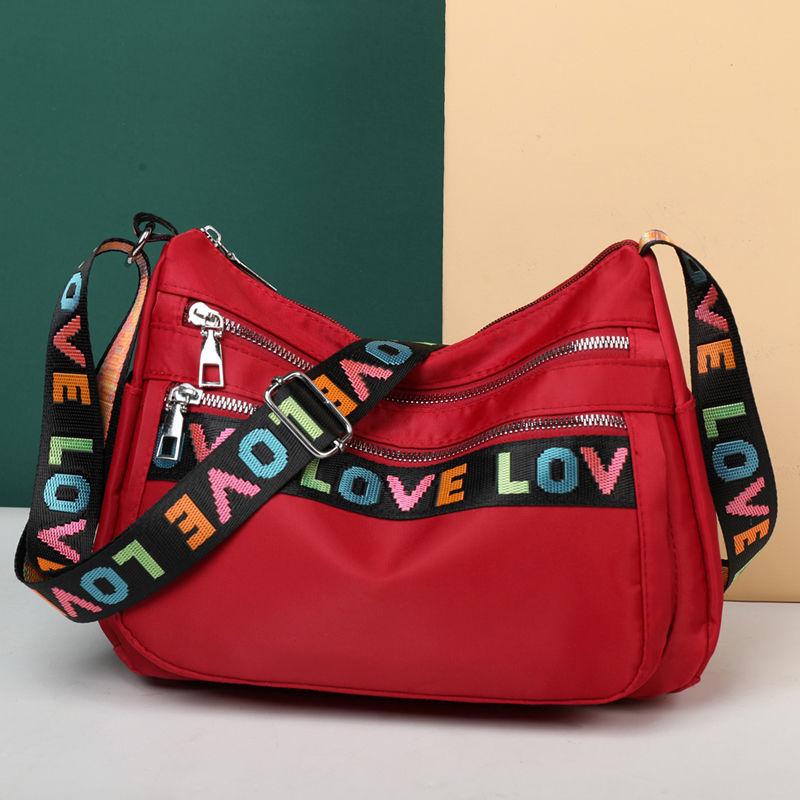 Sac à bandoulière décontracté imperméable en nylon, sac en toile, sac de maman, sac à épaule, sac de voyage en tissu Oxford