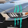Motorcycle Sticker Decorative Monster Skull Claw Scratch Stripe Marks Decal