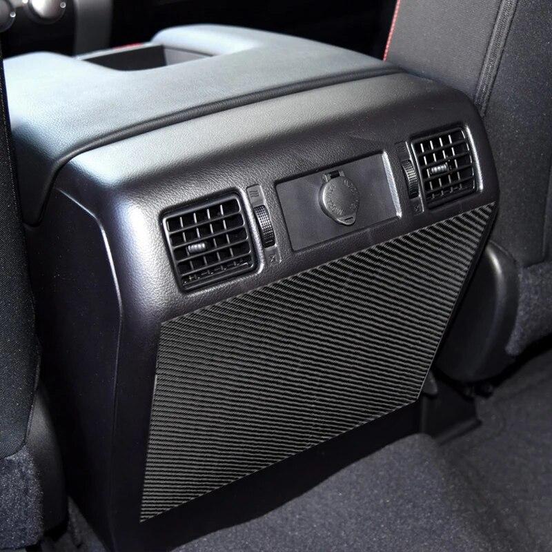 Car Armrest Box Anti-Kick Pad Decals For Toyota Tundra 2014-2018 Accessories Auto Rear Seat Kick Cover Sticker Trim