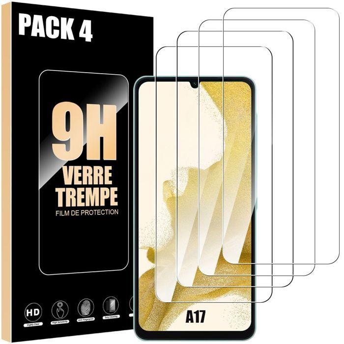 Film de protection en verre trempé - BOOLING - Samsung Galaxy A17 - 4 pièces - Résistant aux rayures - Antichoc