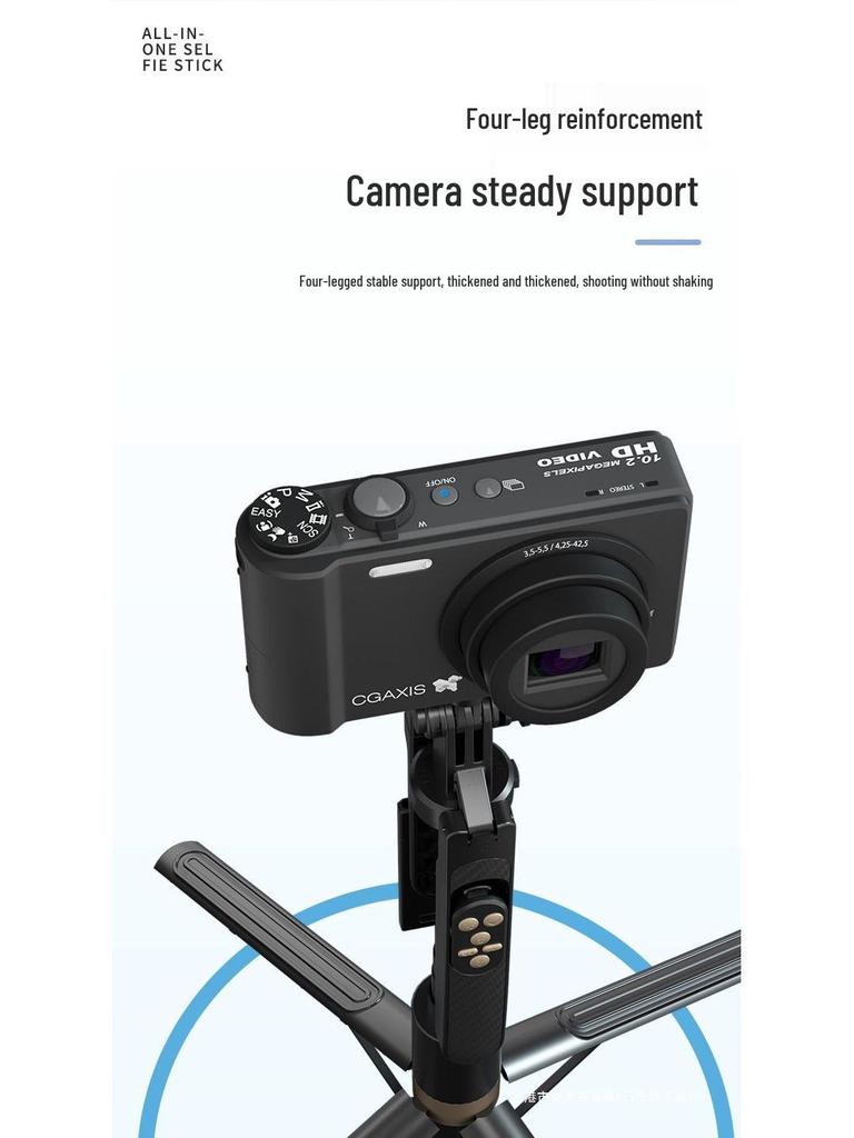 1.8m Selfie Stick Tripod & Video Stabilizer: Professional Live Streaming Floor Stand for All Mobile Phones