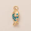 14k Copper Ocean Series Pendant: Enamel Fish, Shell, Conch, Starfish, Lobster, Dolphin Jewelry Accessories